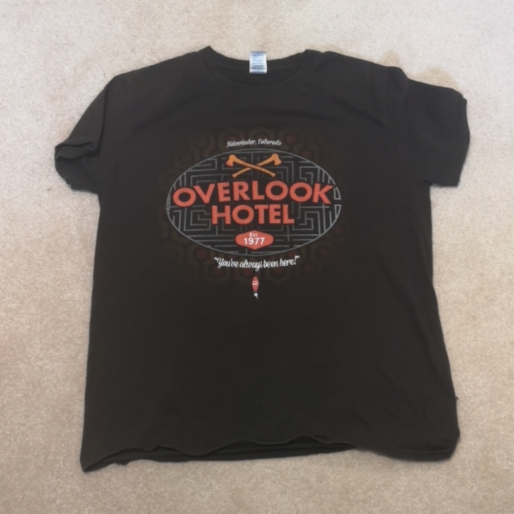 The Shining hotel T shirt- Steven King
